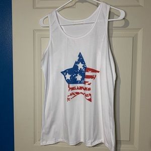 Americana Themed Racerback Tank Top